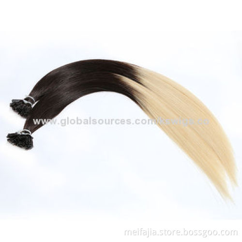 Nail Tip Hair Extension, 100% Natural Human Hair, No Chemical Process, Full Cuticle Aligned